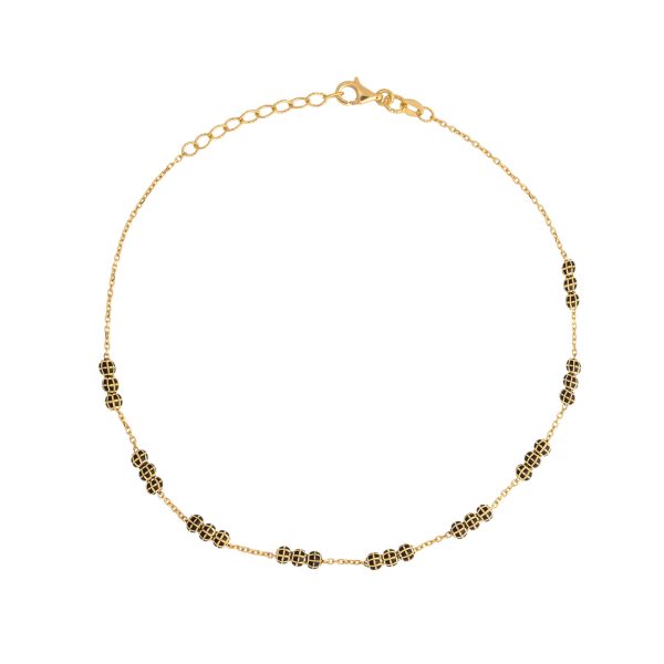 Uranus 18K Yellow Gold Anklet