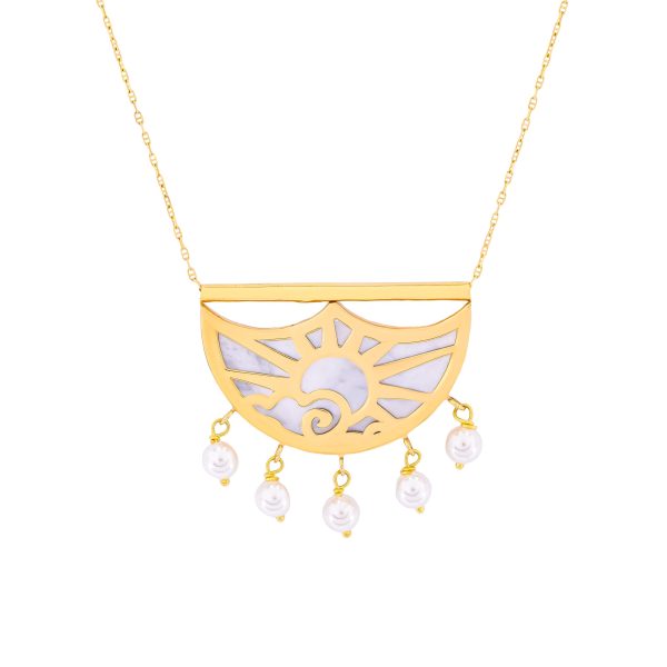Uranus 18K Yellow Gold Necklace