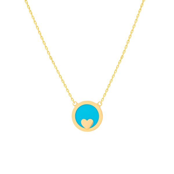 Uranus 18K Yellow Gold Necklace