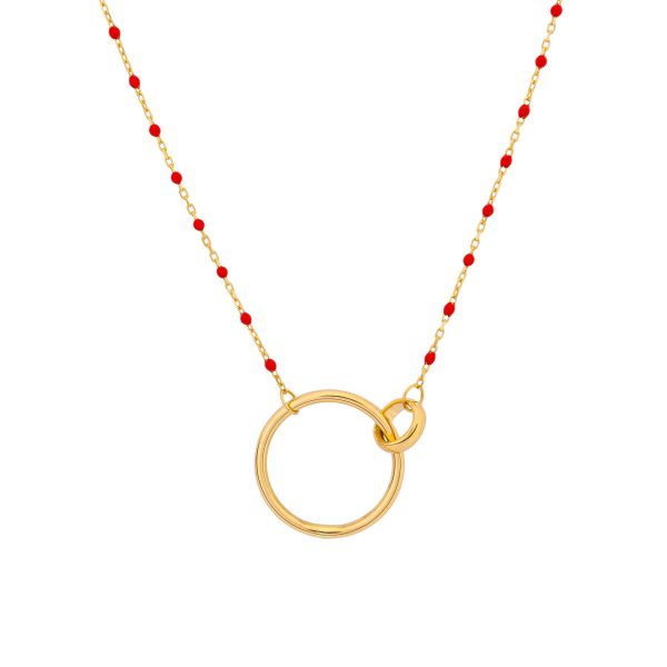 Uranus 18K Yellow Gold Necklace