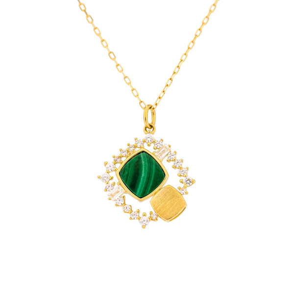Uranus 18K Yellow Gold Necklace