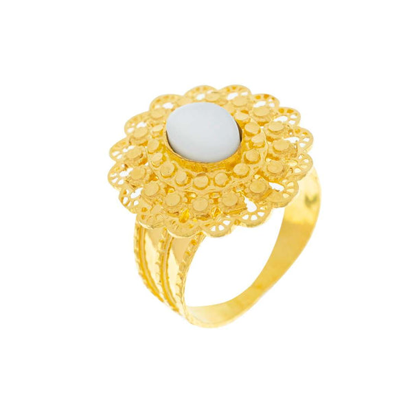 Uranus 21K Yellow Gold Ring