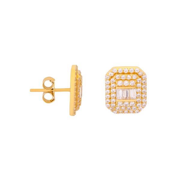 Lavin 18K Yellow Gold Earring