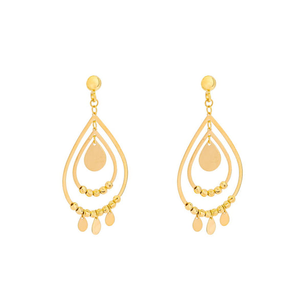 Lavin 18K Yellow Gold Earring