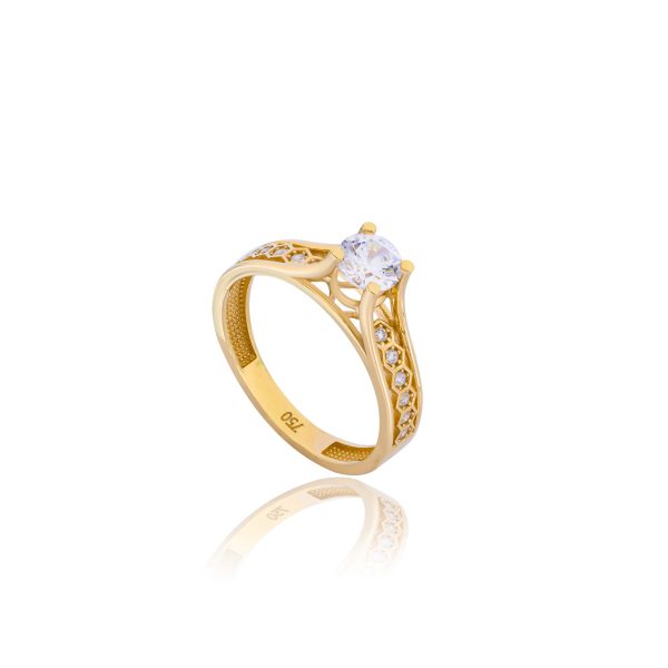 Lavin 18K Yellow Gold Ring