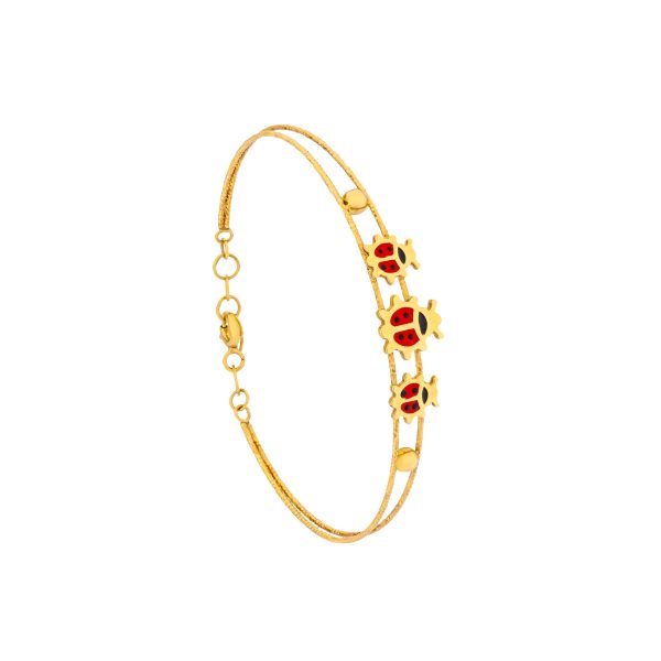 سوار أورانوس من الذهب الأصفر عيار 18