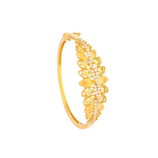 Rayka 21K Yellow Gold Bangle