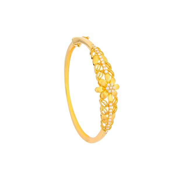 Rayka 21K Yellow Gold Bangle
