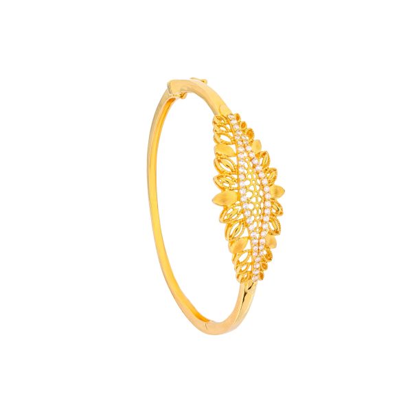 Rayka 21K Yellow Gold Bangle