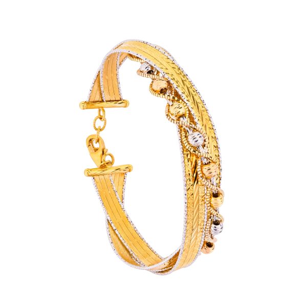 سوار لافين من الذهب الأصفر عيار 18